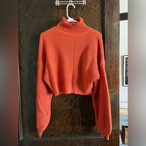 Orange sweater